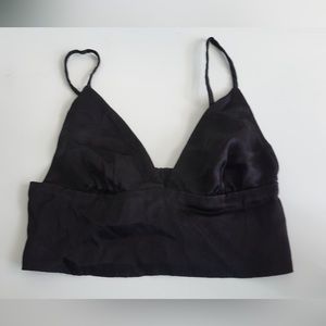 Zara crop top, color black, size - XS